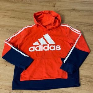 Adidas hoodie size large (14-16) boys